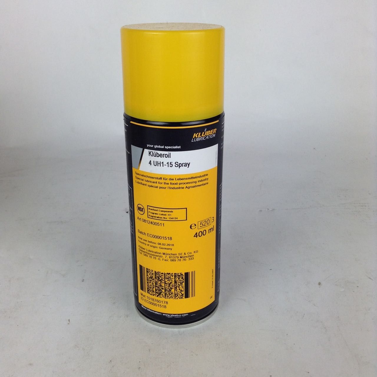 Kluber Lubrication 4 UH115 Spray 400ml New