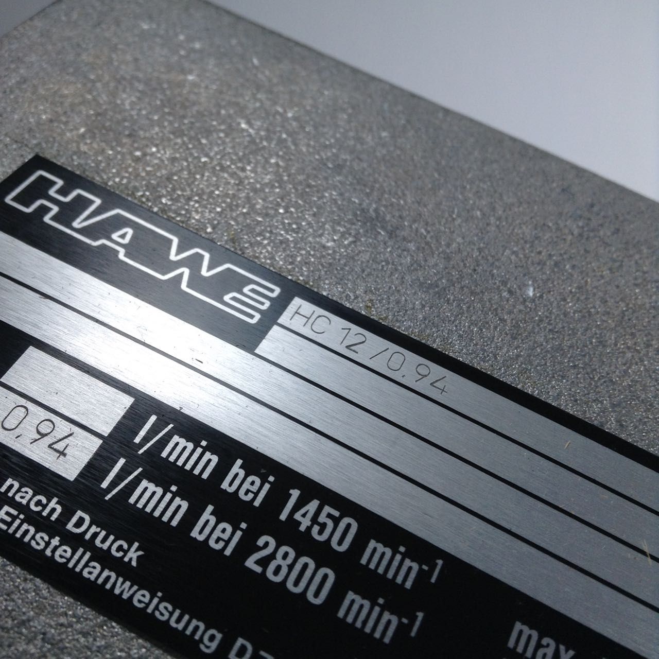 Hawe HC 12 / 0.94 Hydraulic Power Pack NMP