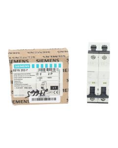 Siemens 5SY6202-7 Miniature Circuit Breaker 2P New NFP
