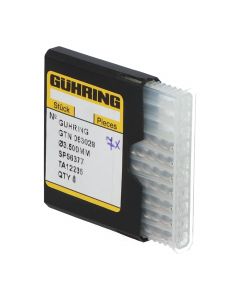 Guhring GTN063028-3,500 (7pcs) Spiral Drill 3.5MM New NFP