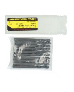 International Tools 11.100.0420 Twist Drill 4.2mm New NFP (10pcs)