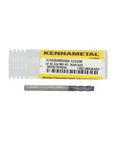 Kennametal 4CH0300MR009AKC633M Solid Carbide End Mill New NFP