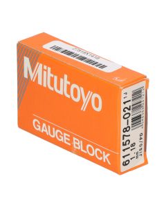 Mitutoyo 611578-021 Individual Metric Rectangular Gauge Blocks New NFP Sealed