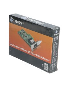 Trendnet TE100-ECFXL Low Profile 100Base SC Fiber PCIe Adapter New NFP Sealed