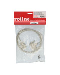 Roline 11.01.4518AR Computer Cable, Modem, D Sub Mini Plug New NFP Sealed