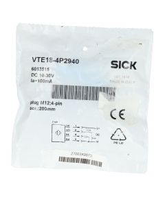Sick VTE18-4P2940 Photoelectric sensor New NFP Sealed