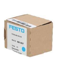 Festo PAGN-40-16-G18 Pressure Gauge New NFP Sealed