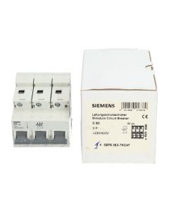 Siemens 5SP9363-7KC47 Miniature Circuit Breaker 3P New NFP