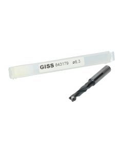 Giss 843179 Solid Carbide Drill 6,3mm New NFP