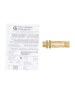 Nuova General Instruments 019098340 Safety Valve 8bar New NMP