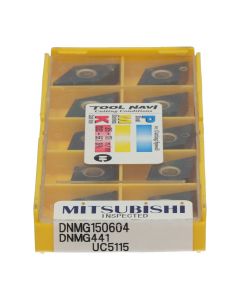 Mitsubishi DNMG150604UC5115 Insert DNMG150604 UC5115  New NFP Sealed (10pcs)