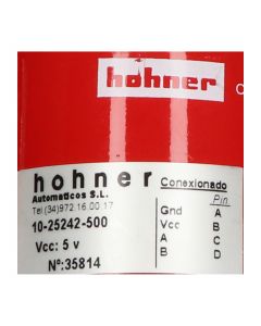 Hohner 10-25242-500 Encoder New NFP