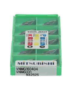 Mitsubishi VNMG160404NX2525 Insert VNMG160404 NX2525  New NFP Sealed (10pcs)
