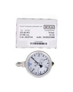 Wika 23350063 Pressure Meter 0-10 bar New NFP