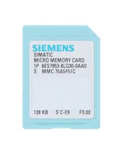 Siemens 6ES7953-8LG30-0AA0 SIMATIC S7 Micro Memory Card Nflash 128KB Used UMP
