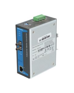 Moxa IMC-101-M-ST Ethernet Media Converter Used UMP