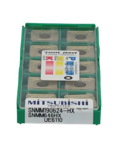Mitsubishi SNMM190624-HXUE6110 Insert SNMM190624-HX UE6110  New NFP Sealed (10pcs)