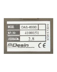 Desin Instruments DAS-8000 Input Module Board Used UMP
