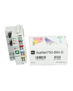 Iba IBANET750-BM-D Decentralized I/O Module For Various Applications New NFP