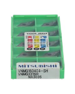Mitsubishi VNMG160404-SHNX3035 Insert VNMG160404-SH NX3035  New NFP Sealed (10pcs)