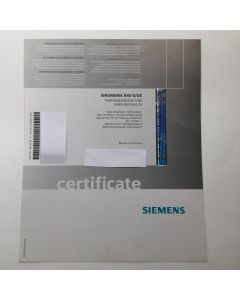 Siemens 6FC5252-0AD00-0AA0 Sinumerik License only 840 D / DE New NMP