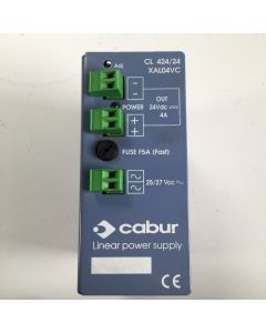Cabur CL 424/24 XAL04VC Linear power supply  24Vdc 4A CL424/24XAL04VC Used UMP