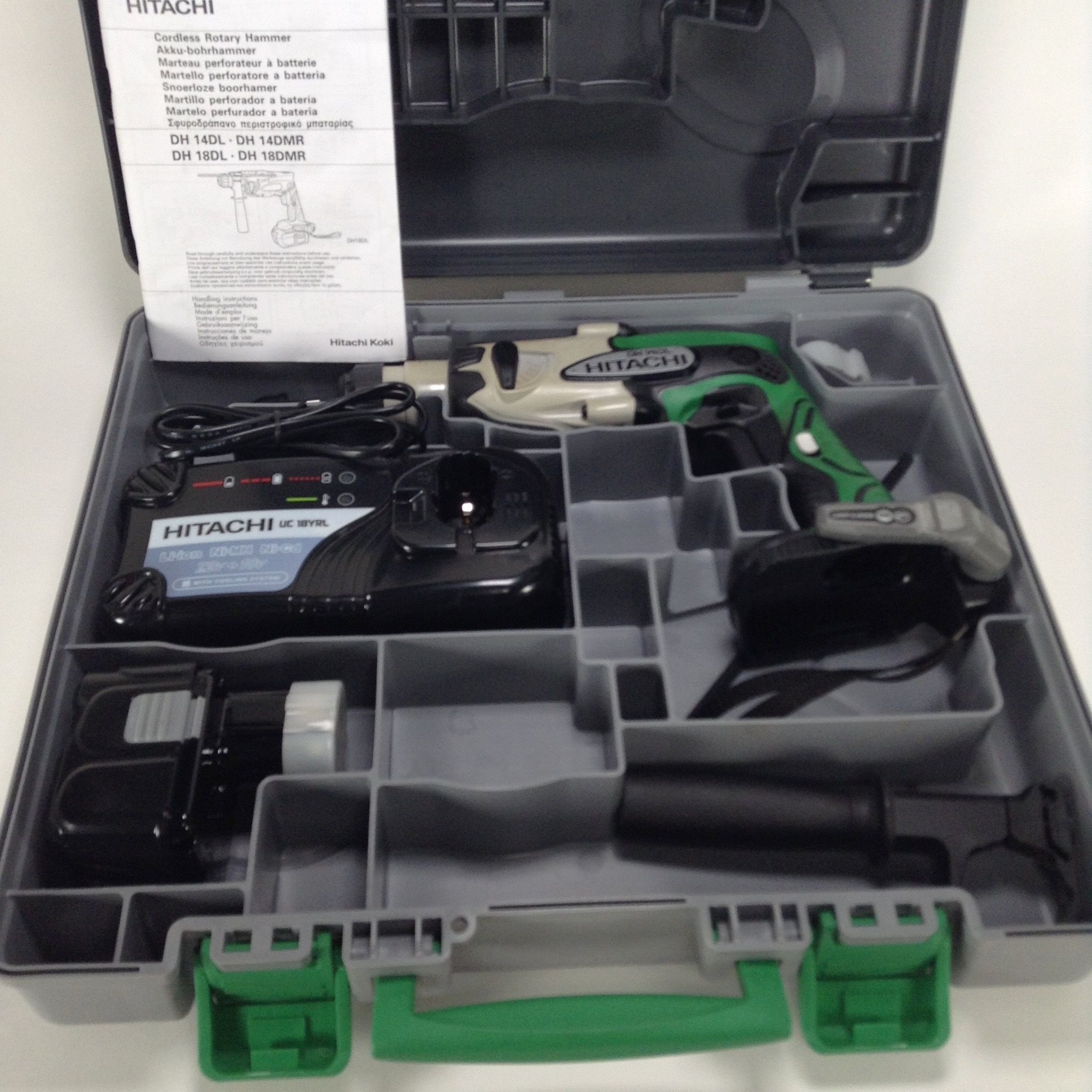 HIKOKI 328486 RICAMBIO PORTA CARBORBONCINI HITACHI DH18DSL - Foto 13