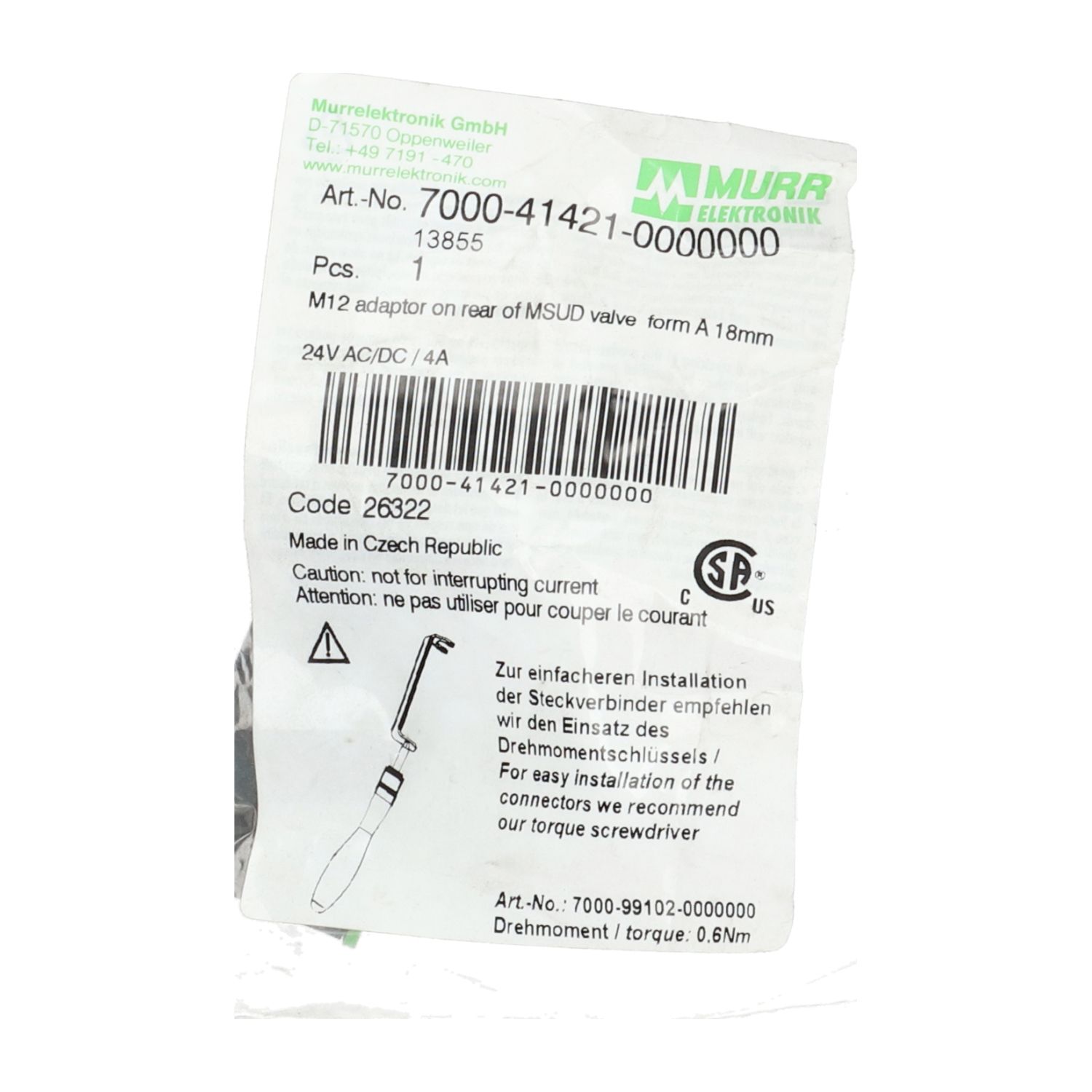 Murr Elektronik 7000414210000000 Maxodeals