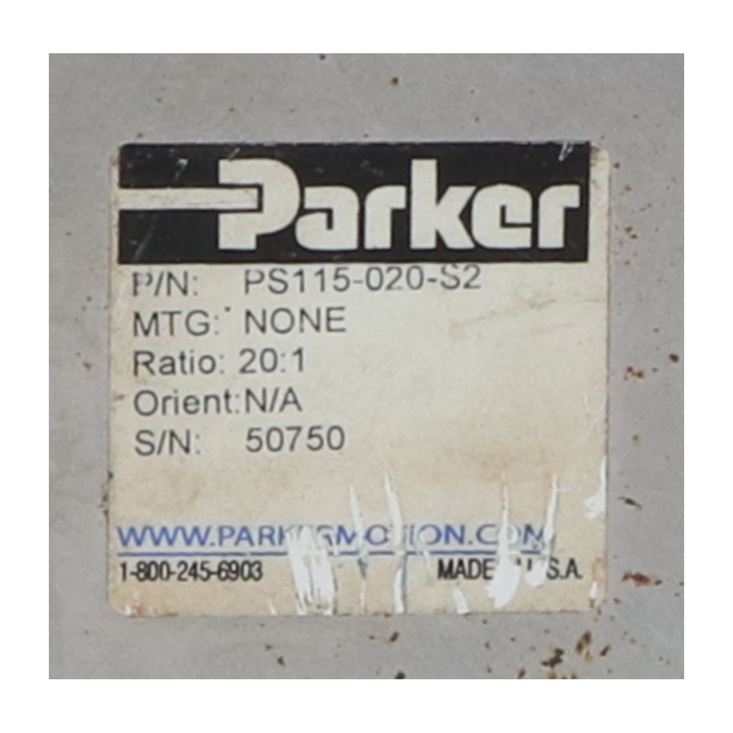 Parker PS115-020-S2 | Maxodeals