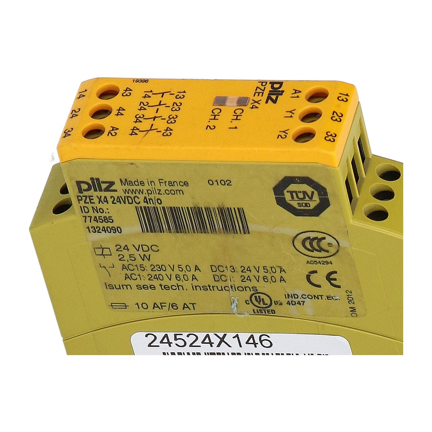 Güvenlik Rölesi Pilz PZE X4 24VDC 4N/O 774585 - Göksu Makine Güvenlik Rölesi Pilz PZE X4 24VDC 4N/O 774585 - Göksu Makine