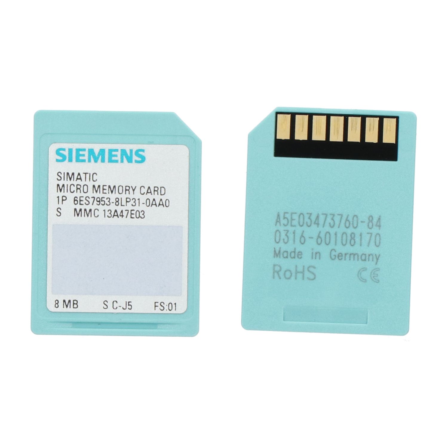 Siemens 6ES7953-8LP31-0AA0 Micro Memory Card New NMP