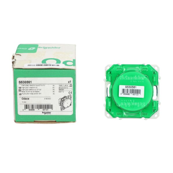 Schneider Electric S530561 Odace Push-Button, 3W, 10A New NFP