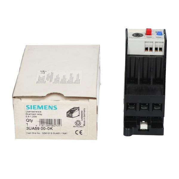 Siemens 3UA5900-0K Thermal Delayed Overload Relay New NFP