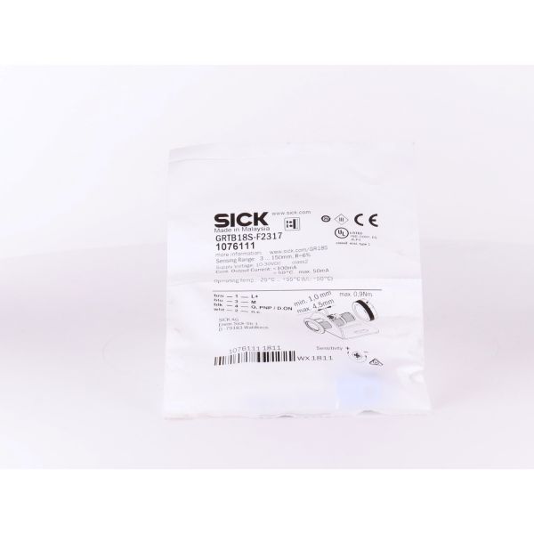 Sick GRTB18S-F2317 Photoelectric sensor Lichtschranke New NFP Sealed