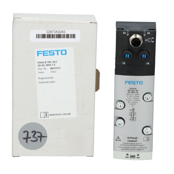 Festo VSVABTR1B52ZDD11R5LCS Solenoid Valve New NFP