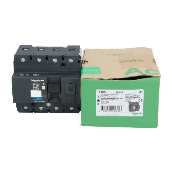 Schneider Electric 18864 Circuit Breaker 4P New NFP