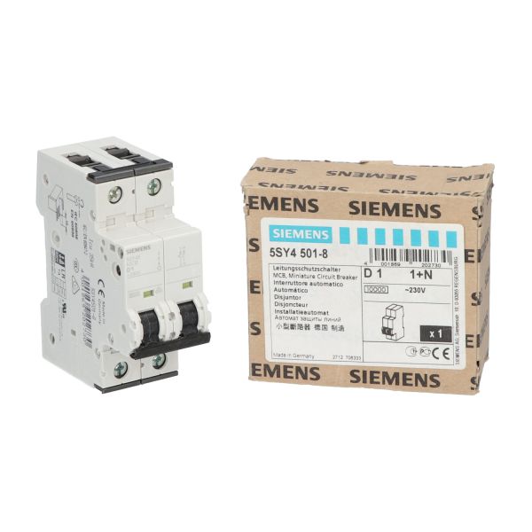 Siemens 5SY4501-8 Miniature circuit breaker 230 V New NFP