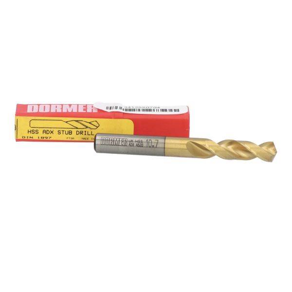 Dormer A52010.70 ADX Stub Drill 10.70 mm New NFP Sealed