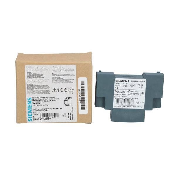 Siemens 3RV2902-1DF0 Shunt Release New NFP