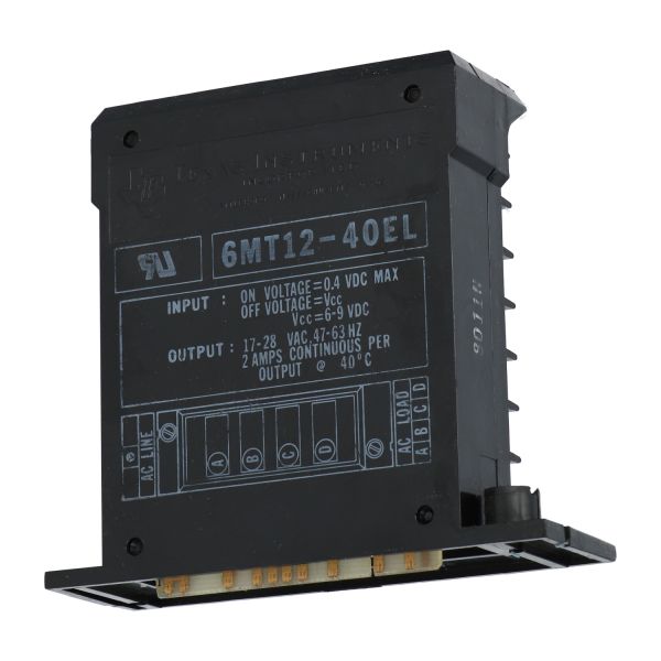 Texas Instruments 6MT12-40EL 4Pt Output Module Used UMP