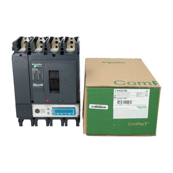 Schneider Electric LV432700 ComPact NSX400N 4P Breaker, MicroLogic 5.3 A New NFP