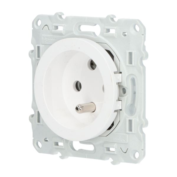 Schneider Electric S520099 Socket Outlet White New NMP