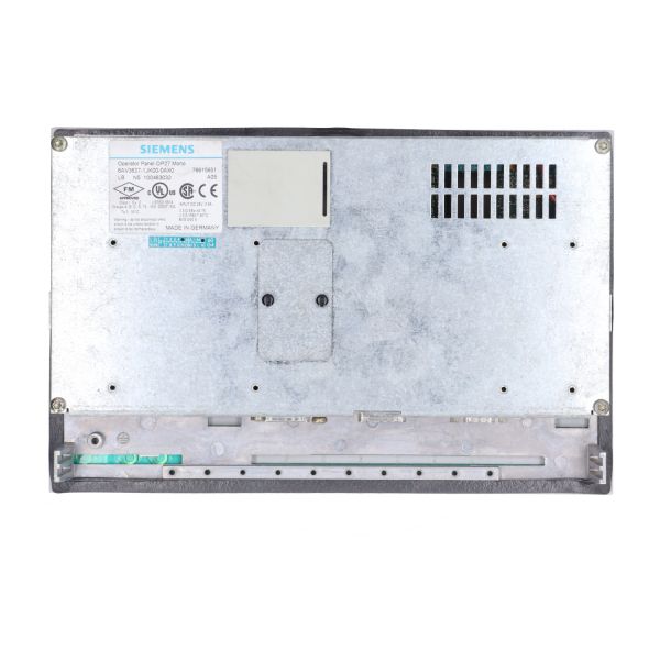 Siemens 6AV3627-1JK00-0AX0 OP 27 Operator Panel Monochrome LCD Used UMP