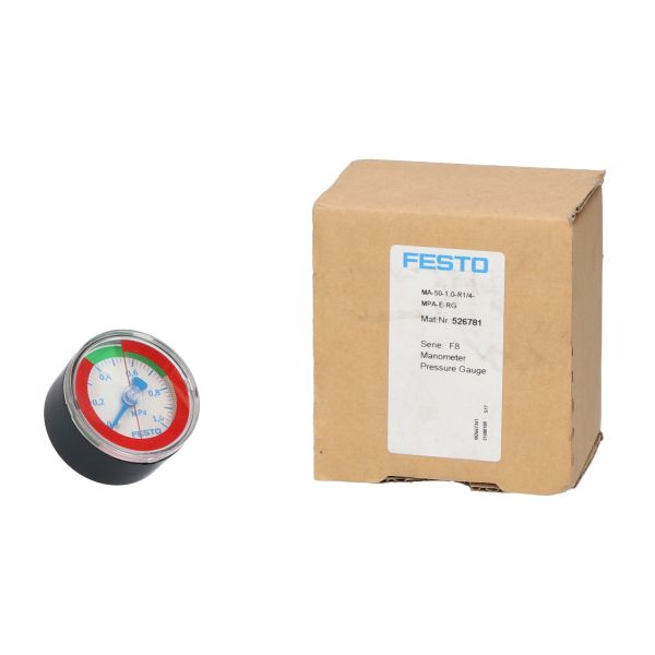 Festo MA-50-1,0-R1/4-MPAERG Pressure Gauge Manometer New NFP