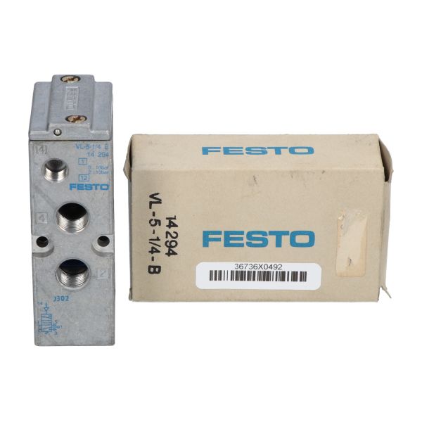 Festo VL-5-1/4B Pneumatic Valve New NFP