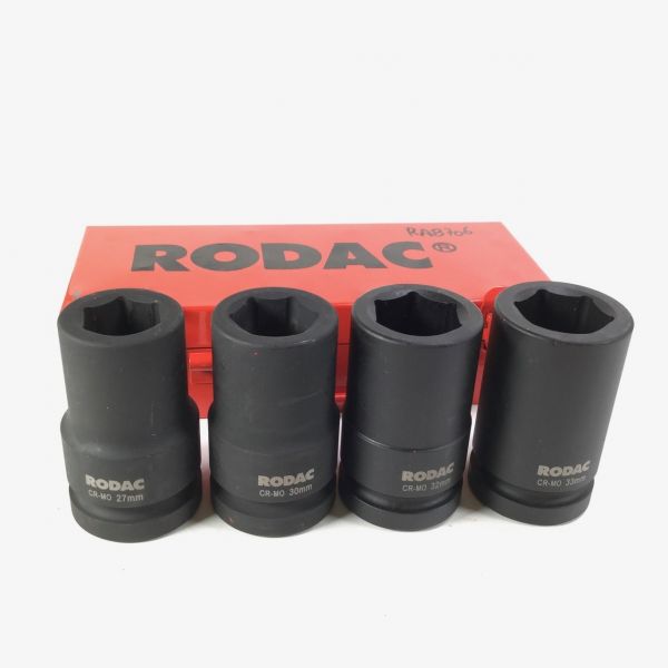 Rodac RA8706 4pcs Socket Set Steckdosensatz New NFP