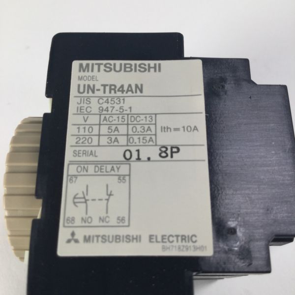 Relais Temporisé (timer) Mitsubishi UN-TR4AN - Neuf Dans Sa Boîte D'origine, Pour Automatismes