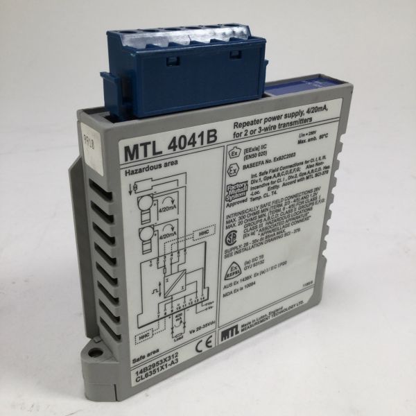 Measurement Technology Ltd MTL4041B Repeater power supply netzteil 4/20mA NewNMP