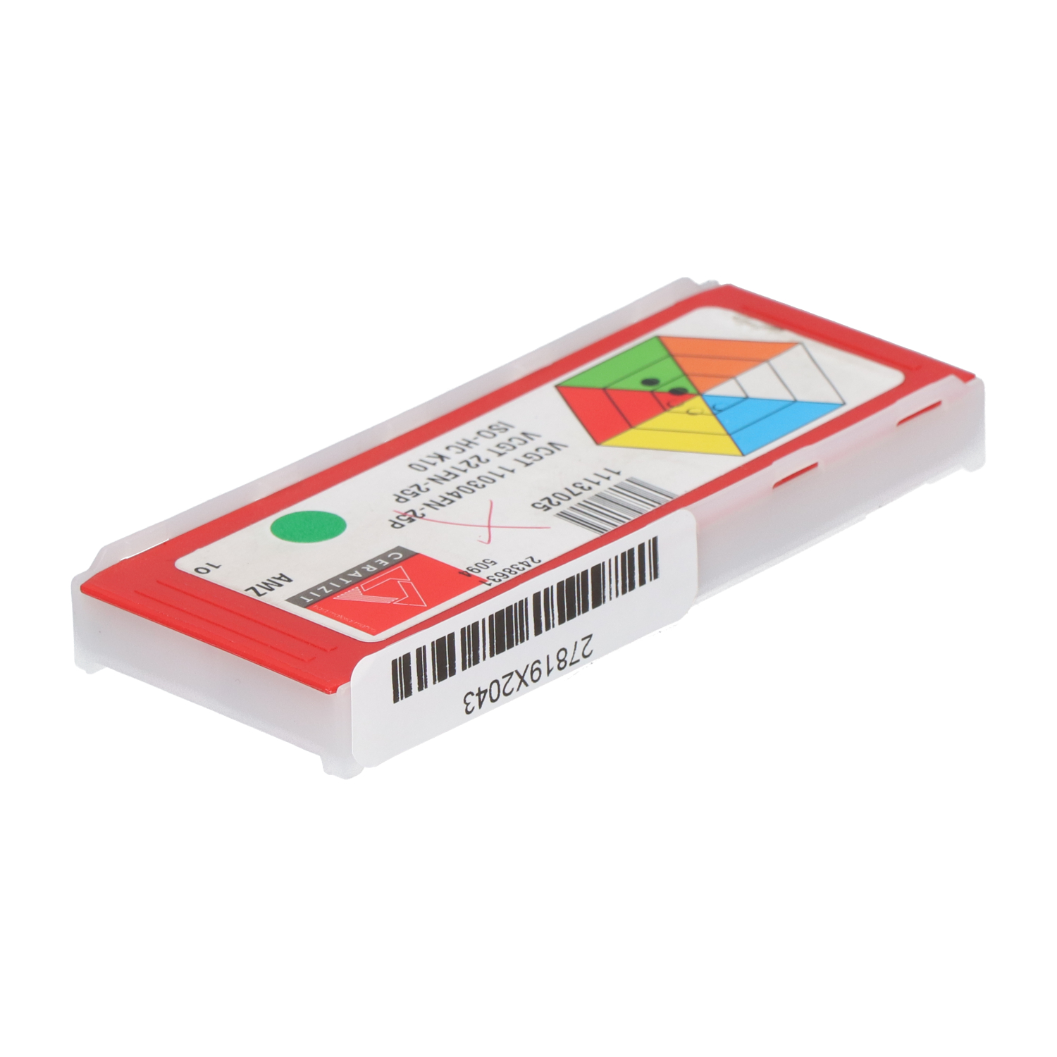 Ceratizit VCGT110304FN-25PAMZ Rhombic inserts New NFP (10pcs)