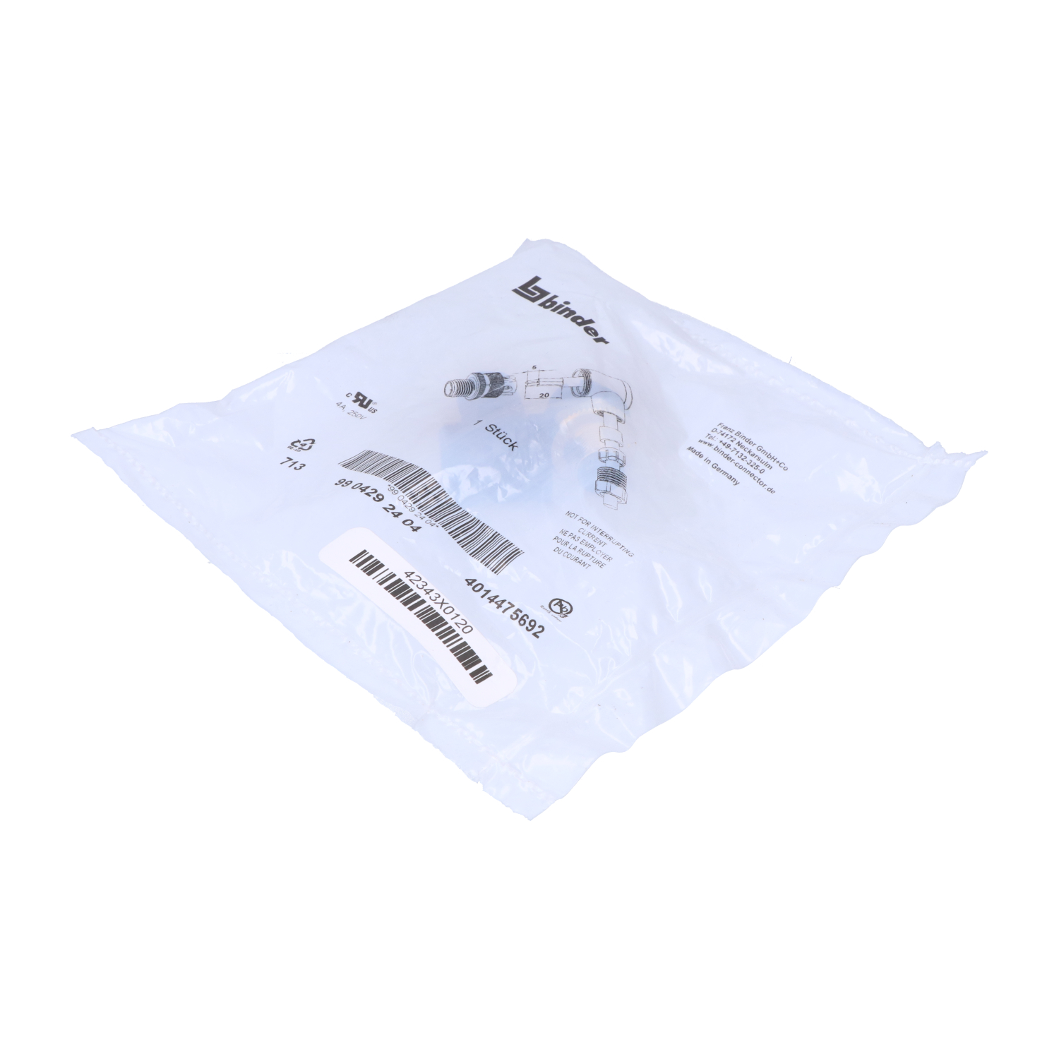 Binder 9904292404 New NFP Sealed